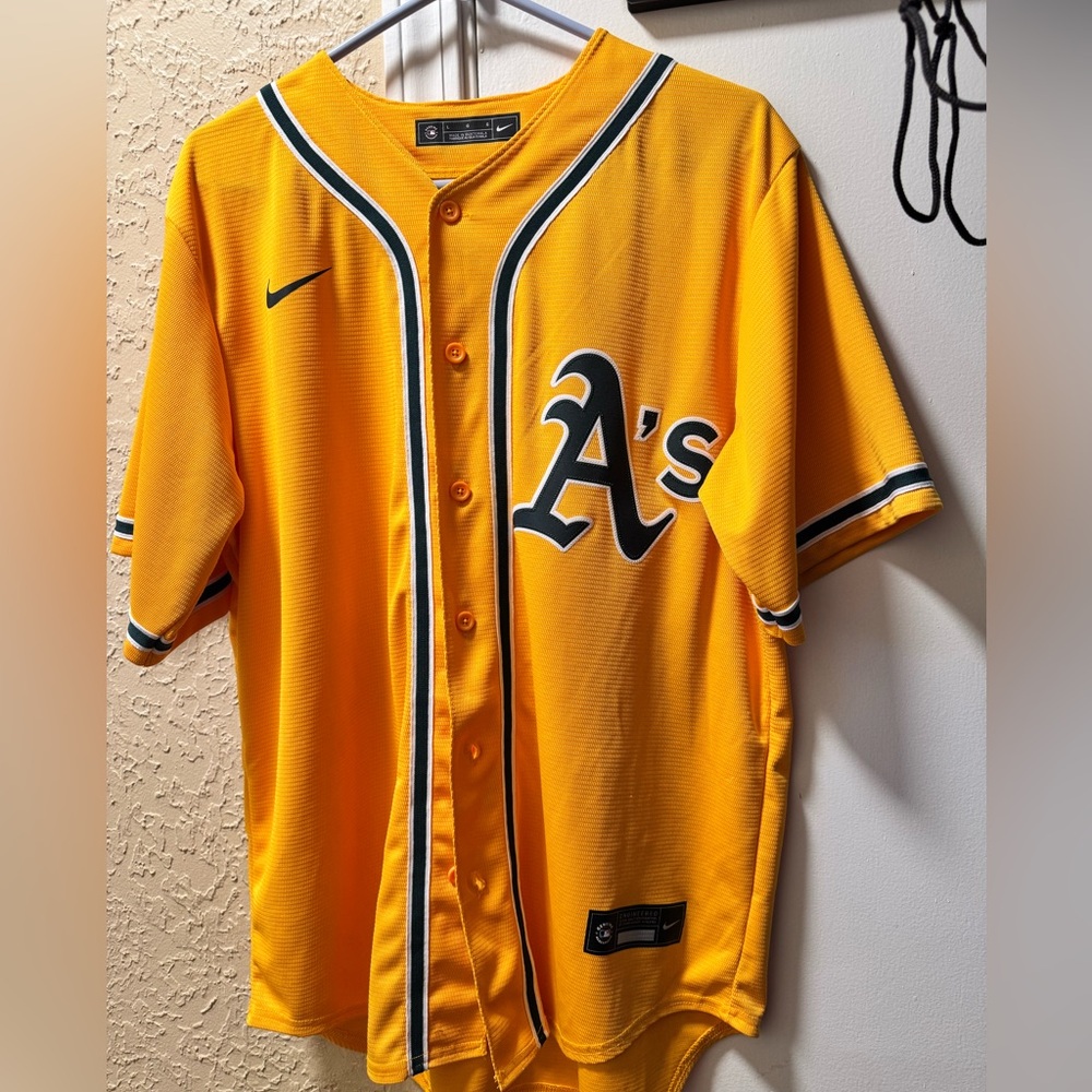 Oakland Athletics Majestic Gold Jersey